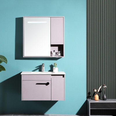 太陽雨浴室柜/主柜/鏡柜/巖板/多層實木/油漆/雷達LED智能鏡/YD1005